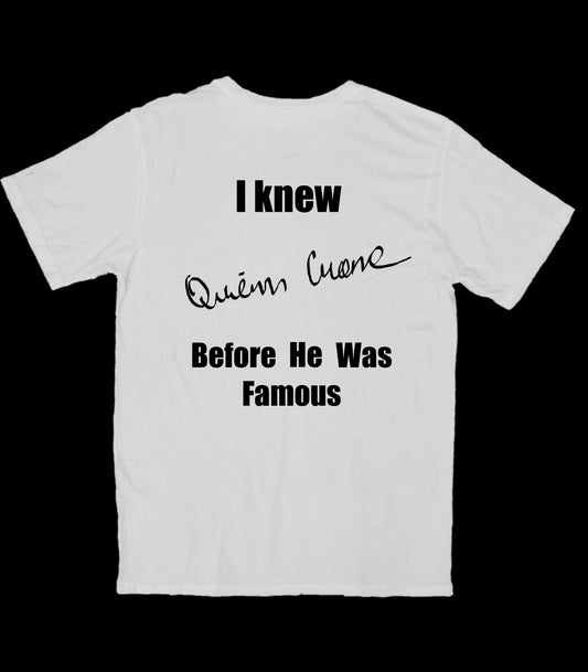 *Quinn C. FAMOUS Rock Star T Shirt  SOR TOUR FUNDRAISER
